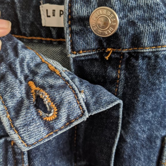 NWT Dark Wash Denim Skirt - Picture 4 of 6